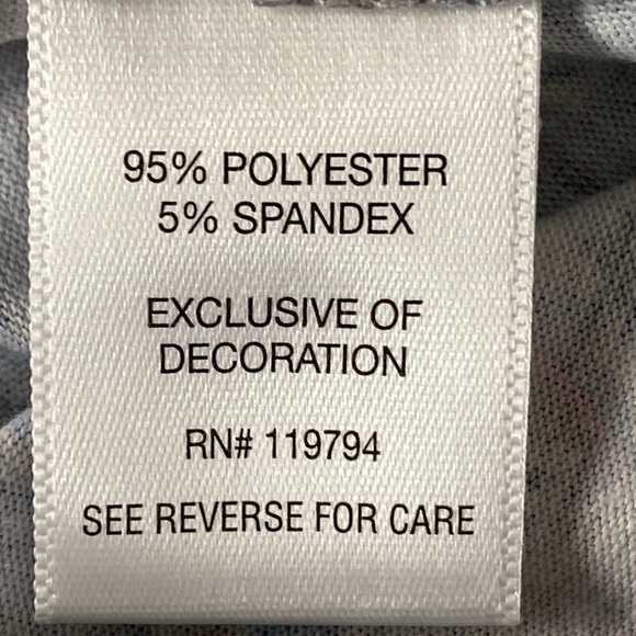 One World Fairycore Whimsigoth Y2K Bell Sleeve Multicolor Blouse Size S - Picture 13 of 15